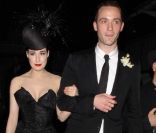 Dita von Teese et Louis-Marie de Castelbajac, à Los Angeles, le 30 mars 2011.