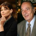 Carla Bruni-Sarkozy prend la place de Jacques Chirac...