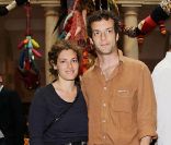 Ginevra Elkann et Giovanni Gaetani lors de la soirée d'ouverture de l'exposition 'Il Mondo Vi Appartiene', au Palais Grassi à Venise, le 1er juin 2011.