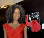  Chloé Mortaud lors de la vente aux enchères des créations imaginées par des personnalités autour des 50 ans de Sophie la girafe, le 25 mai 2011. 