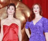 Caroline Proust et Audrey Fleurot lors de la soirée d'ouverture du Festival de la télévision de Monte Carlo  au Forum Grimaldi à Monaco le 6 juin 2011 