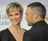 Lorie et Philippe Bas lors de la soirée d'ouverture du Festival de la télévision de Monte Carlo  au Forum Grimaldi à Monaco le 6 juin 2011