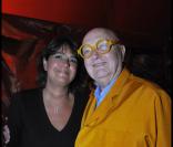 Jean-Pierre Coffe et Valérie Expert lors de la soirée La Charcuterie fait son cirque au Cirque Diana Moreno à Paris dans le cadre de la semaine de la charcuterie artisanale du 4 au 12 juin 2011