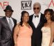 Morgan Freeman et ses enfants lors de la soirée de gala en hommage à Morgan Freeman, dans le cadre du 39e AFI, aux studios de Sony Pictures, à Los Angeles, le 9 juin 2011.