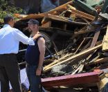 La ville de Joplin, dévastée, après les tornades a accueilli Barack Obama
