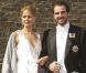 Le prince Nikolaos et la princesse Tatiana de Grèce assistaient, le 18 juin 2011, au mariage religieux de la princesse Nathalie de Sayn-Wittgenstein-Berleburg et d'Alexander Johanssmann, en l'église protestante de Bad Berleburg, en Allemagne.