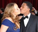 Mariah Carey et son mari Nick Cannon en mars 2010. 