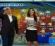 Tom Hanks présentant la météo dans l'émission Despierta America sur la chaîne Univison, le 21 juin 2011.