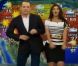 Tom Hanks met le feu à la météo dans l'émission Despierta America sur la chaîne Univison, le 21 juin 2011.
