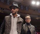 Alicia Keys et son mari Swizz Beatz, à New York, le 27 janvier 2011.
