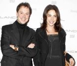 Davy Sardou et son épouse Noémie Elbaz en novembre 2010. 