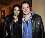 Davy Sardou et son épouse Noémie Elbaz en janvier 2011. 