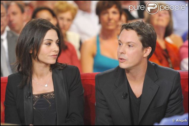 Davy Sardou et son épouse Noémie Elbaz en septembre 2010. 
