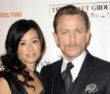 Daniel Craig et Satsuki Mitchell, son ancienne fiancée, à New York, le 16 novembre 2009.