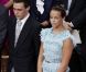 Louis et Pauline Ducruet lors de la cérémonie religieuse  du mariage du prince Albert et de Charlene Wittstock, à Monaco, le 2  juillet 2011
