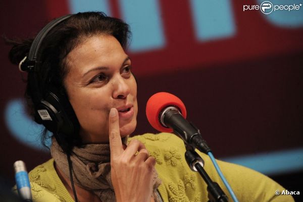 Isabelle Giordano, dans les studios de France Inter, en janvier 2011.