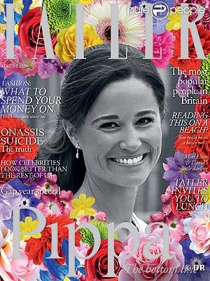 Pippa Middleton en couverture de Tatler magazine