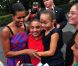 Barack Obama et sa famille à la Maison Blanche le 4 juillet 2011