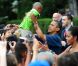 Barack Obama : bain de foule mérité dans les jardins de la Maison Blanche. Le 4 juillet 2011 pour la fête d'indépendance des Etats-Unis