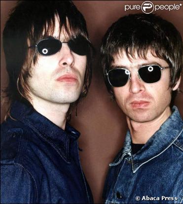Liam et Noel Gallagher d'Oasis
