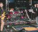 Roger Taylor, batteur de de Duran Duran, en concert avec le groupe en octobre 2004 à New York 