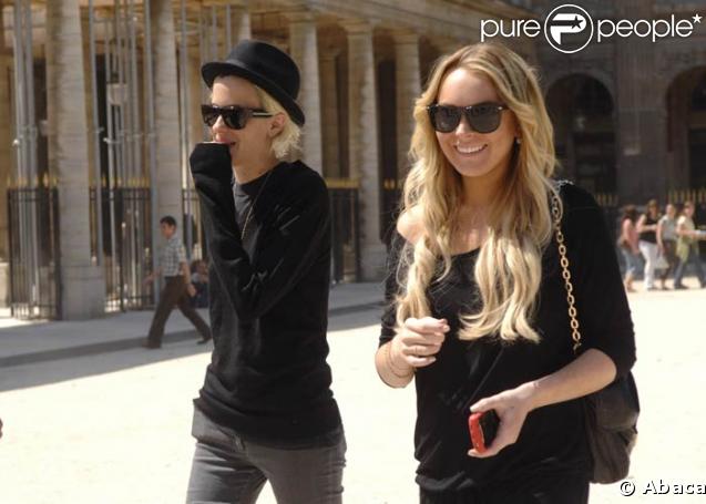 Lindsay Lohan se promène à Paris, le 13/05/08