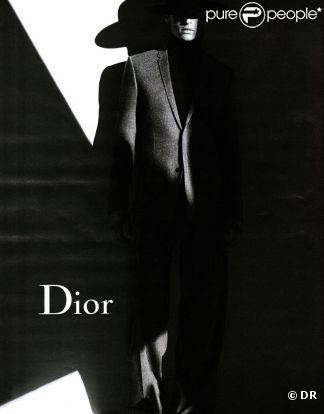 Baptiste Giabiconi photographié par Karl Lagerfeld pour la campagne Dior Homme