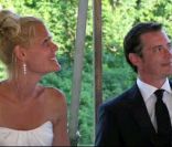 Photo Twitter : Jason London et Sofia Karstens lors de leur mariage dans le Vermont en juillet 2011 