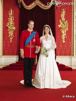 Kate Middleton et le prince William le jour de leur mariage, le 29 avril 2011, à Londres.