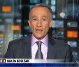 Gilles Bouleau, le 21 juillet, à l'animation du JT de 20 heures de TF1.