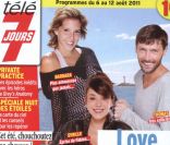 Couverture de Télé 7 jours en kiosques le 1er août