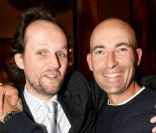 Jean-Marc Dumontet, PDG du théâtre Antoine à Paris. Ici avec Nicolas Canteloup.