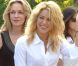 Shakira et Gerard Piqué à Miami lors d'une conférence de presse à Miami, annonçant le partenariat entre le FC Barcelone et la fondation de la chanteuse. Le 2 août 2011