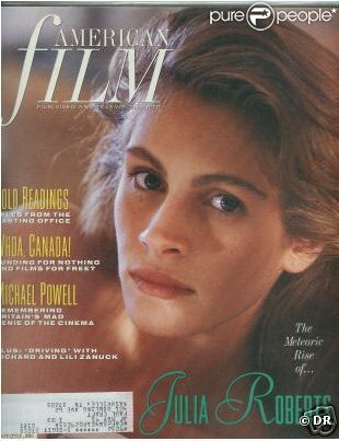 La  Pretty Woman  Julia Roberts en couverture du magazine  American Film . Juillet 1990.