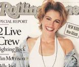 Julia Roberts décroche la couverture du <em>Rolling Stone</em> en août 1990.<br />