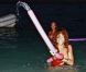 Rihanna en vacances à La Barbade, le 6 août 2011.