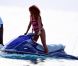 Rihanna en vacances à La Barbade, le 6 août 2011.