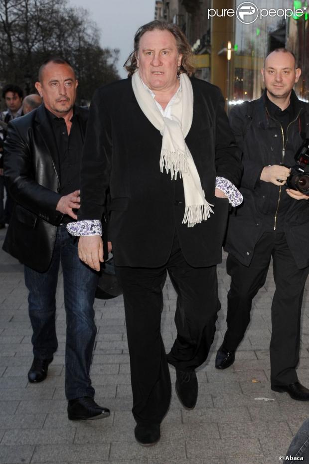  Gérard Depardieu en mars 2011 