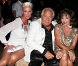 Brigitte Nielsen à l'anniversaire de Massimo Gargia au restaurant Les Moulins de Ramatuelle, Ramatuelle, jeudi 18 août 2011