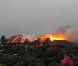 L'incendie du 22 août 2011 sur l'île Necker appartenant à Richard Branson