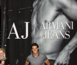 Rafael Nadal a présenté la nouvelle campagne Emporio Armani Underwear à New York le 25 août 2011