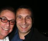 Jean-Claude Van Damme et Zinedine Soualem à la soirée Canal  