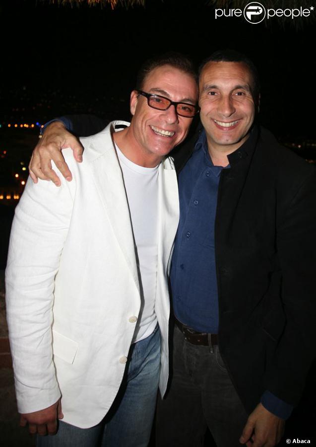 Jean-Claude Van Damme et Zinedine Soualem à la soirée Canal  