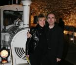 Philippe Harel et sa compagne à la soirée Canal  