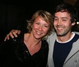 Ariane Massenet et Yann Barthes à la soirée Canal  