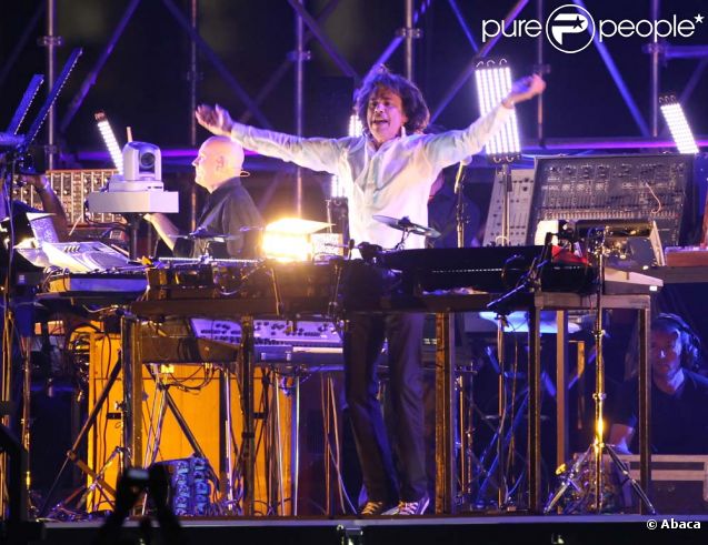 Jean-Michel Jarre, concert pour les noces de Charlene et Albert de Monaco, le 1er juillet 2011.