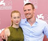 Michael Fassbender et Sarah Gadon présentent  A Dangerous Method  à Venise, le 2 septembe 2011.