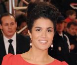 Sabrina Ouazani lors de la présentation du film Drive, au festival du cinéma américain de Deauville. 3 septembre 2011