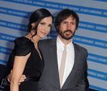 Famke Janssen et Cole Frates lors du festival de Deauville le 5 septembre 2011, lors de la présentation de Bringing Up Bobby