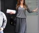 La délicieuse Angelina Jolie sortant d'un studio de production à Londres le 8 septembre 2011